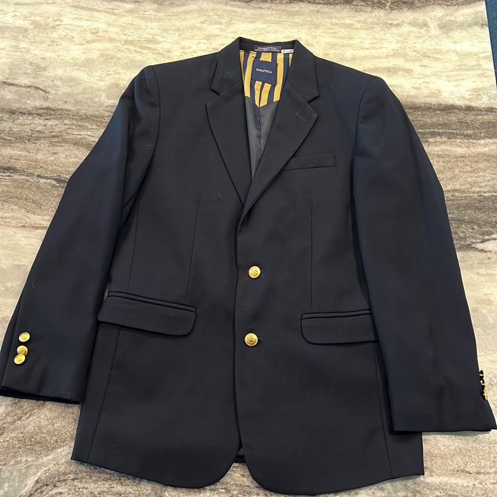 Nautica Boys Navy Blazer